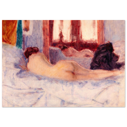 A Reclining Nude before a Mirror by Irish Artist Roderic O'Conor Framed Art Print – Irish wall art print | Buy Irish Art