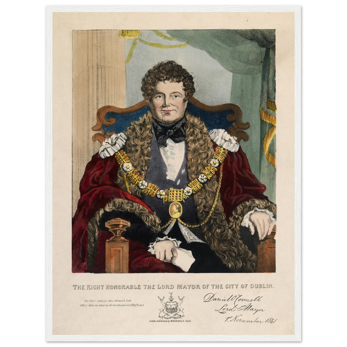 Daniel O’Connell Lord Mayor of Dublin Irish Framed Art Print – view 8 | Buy Irish Art