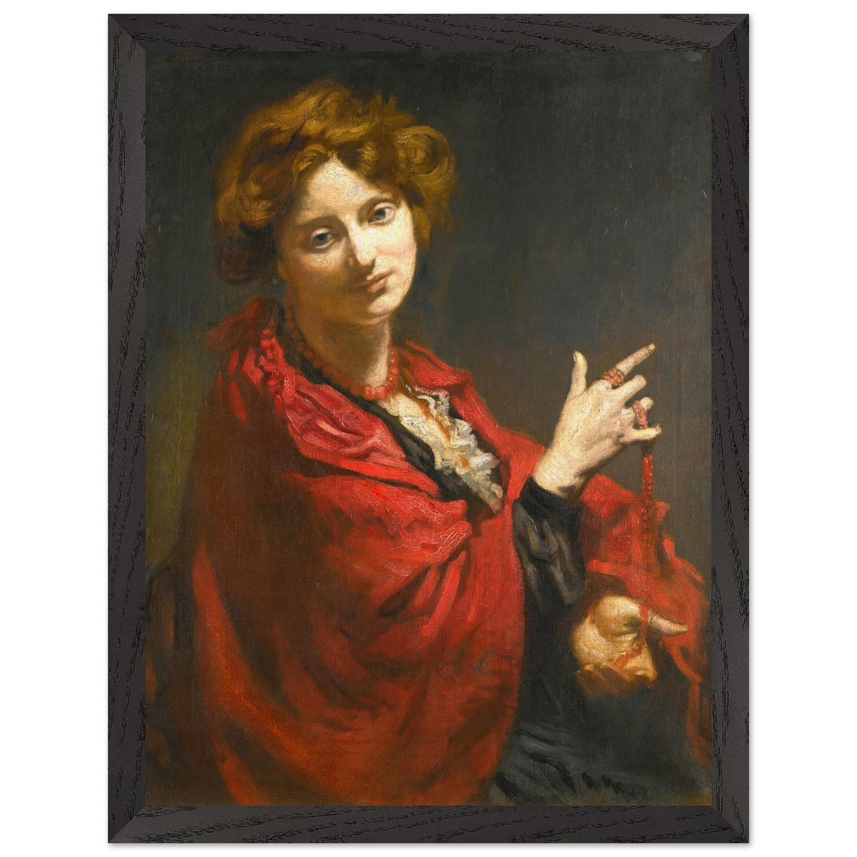Anita Bartle, The Red Shawl by William Orpen art print – gallery wall view | Buy Irish Art