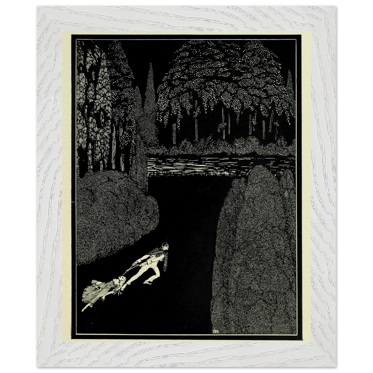 Harry Clarke Art Print – Poe’s Tales of Mystery (1923) – “Toilsome Journey” | Museum-Quality Framed Reproduction – view 8 | Buy Irish Art