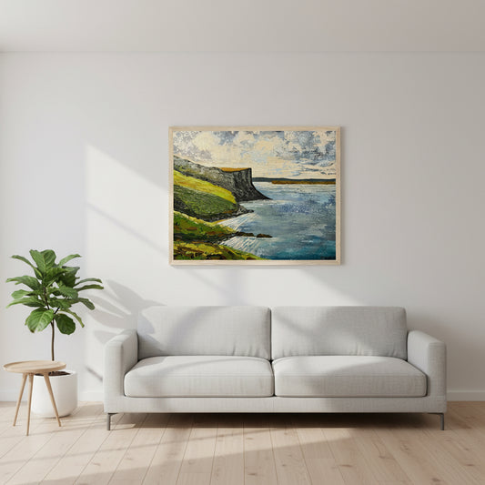 Murlough Bay & Fair Head, County Antrim – Irish Landscape Art Print 40x50 cm / 16x20″