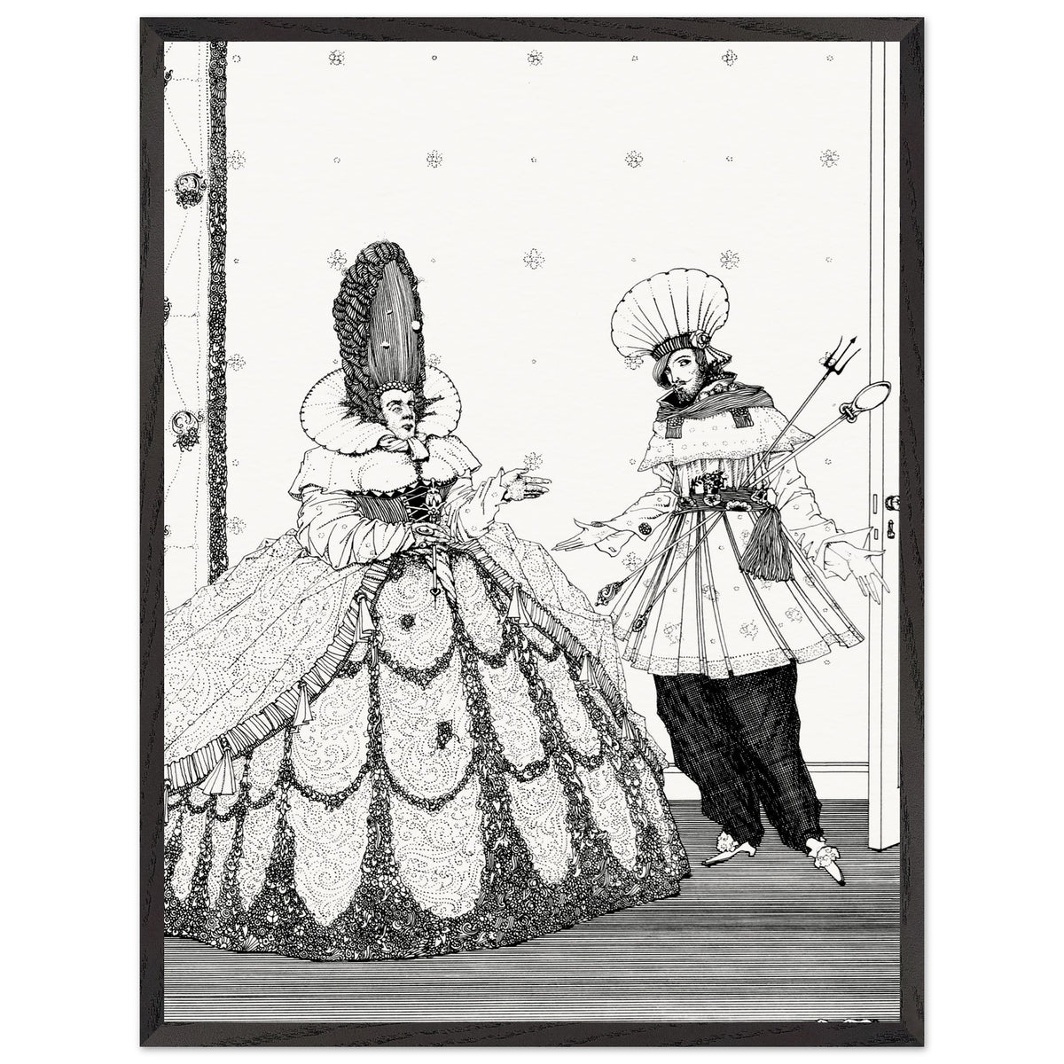 The Sleeping Beauty – Harry Clarke Art Print (view 16)