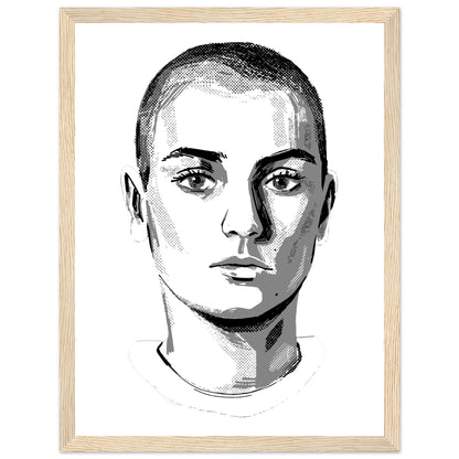 Sinead O'Connor Framed Wall Art Print – room setting display | Buy Irish Art