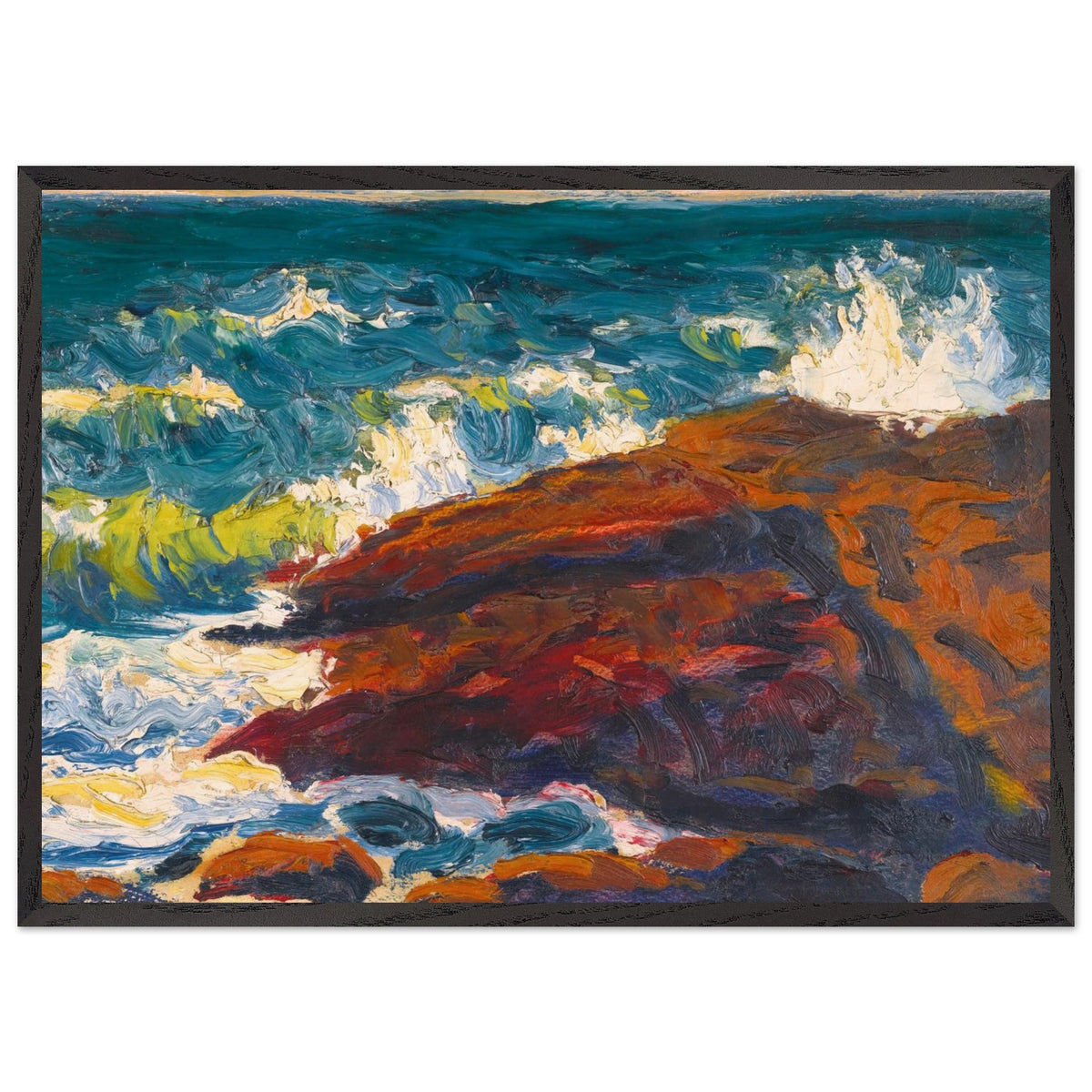 Seascape by Irish Artist Roderic O'Conor Art Print (view 24)