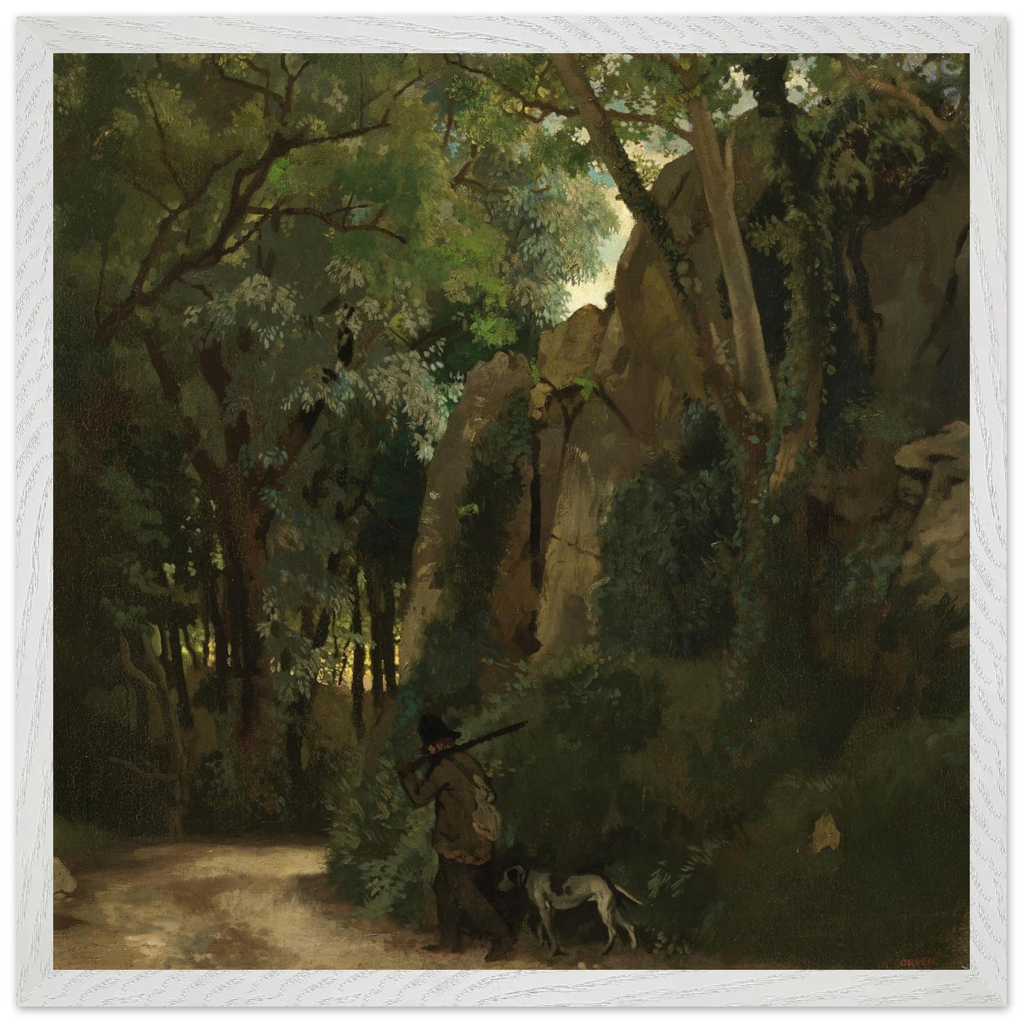 Trees at Howth by William Orpen art print – room setting view | Buy Irish Art