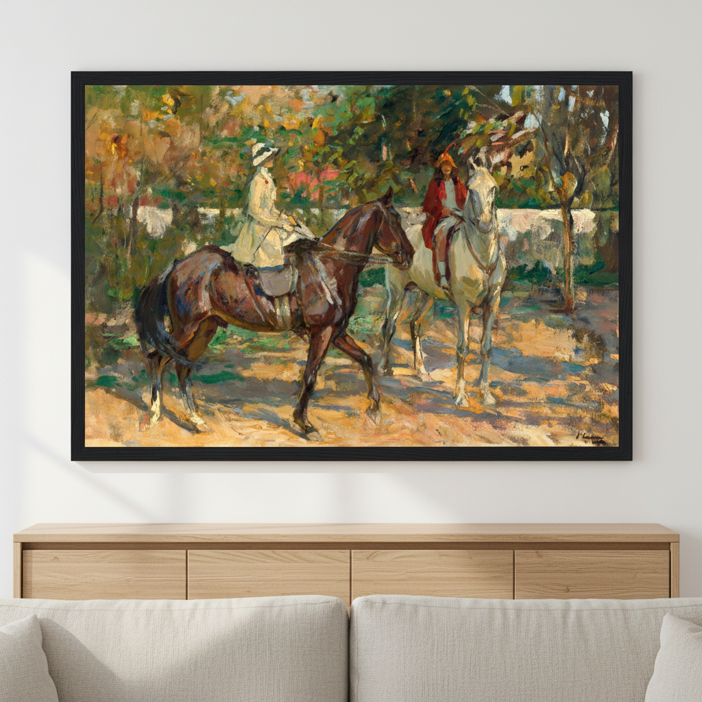 The Morning Ride – Sir John Lavery Art Print