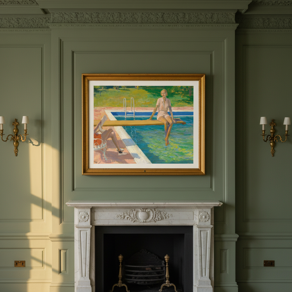 Viscountess, Palm Springs by John Lavery Art Print