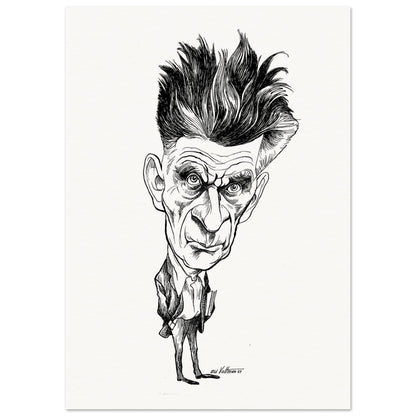 Samuel Beckett (1969) by Edmund Siegfried Valtman - Fine Art Print (view 13)