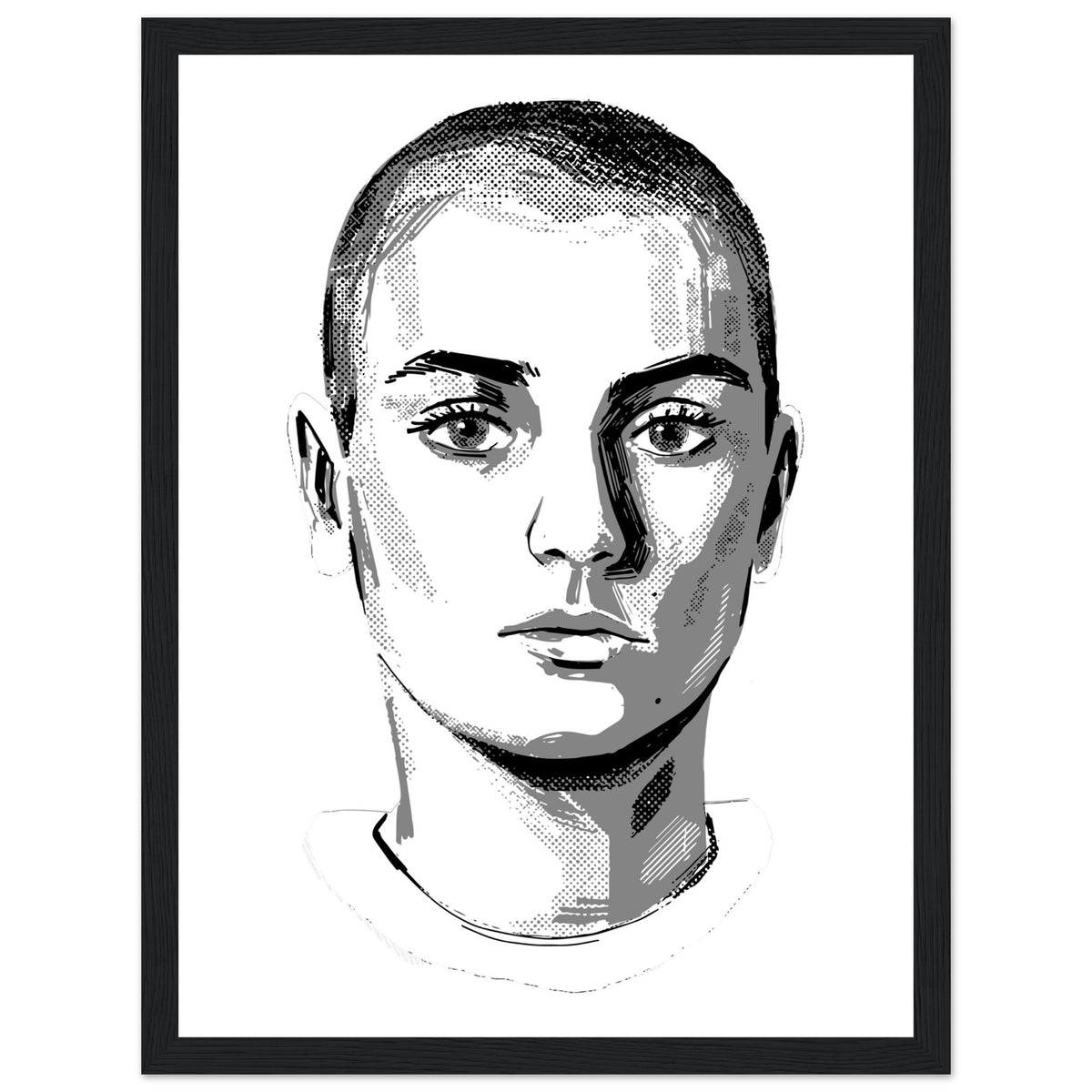 Sinead O'Connor Framed Wall Art Print – Irish wall art print | Buy Irish Art