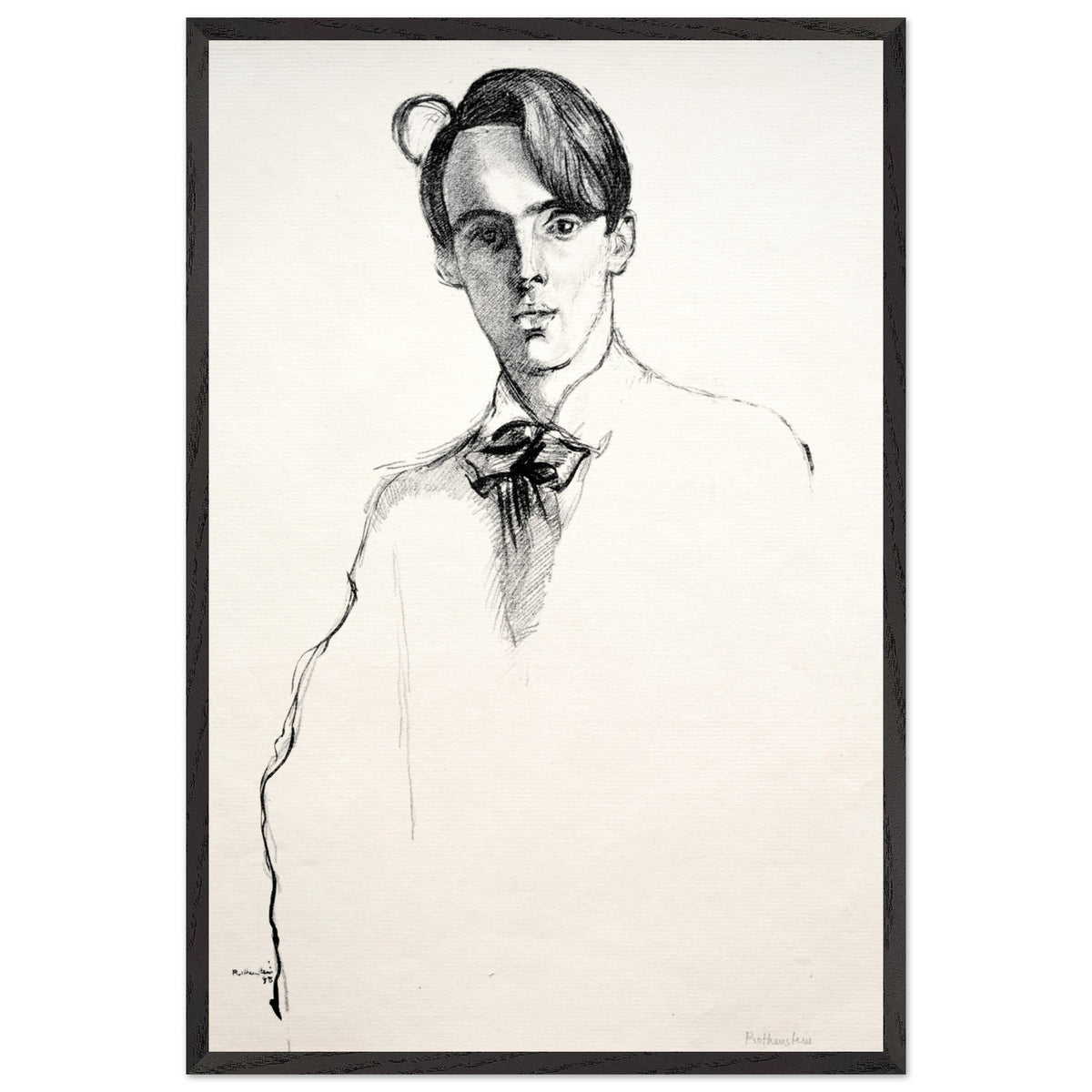William Butler Yeats by William Rothenstein - Art Print (view 13)