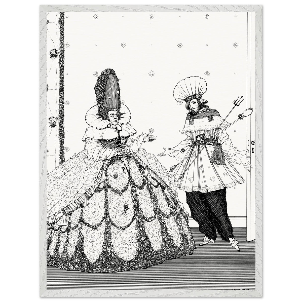 The Sleeping Beauty – Harry Clarke Art Print (view 18)