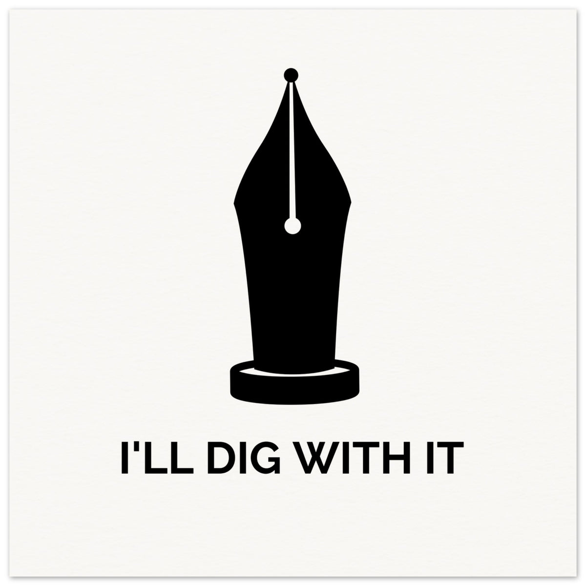 I’ll Dig With It – Seamus Heaney Quote Art Print (view 13)