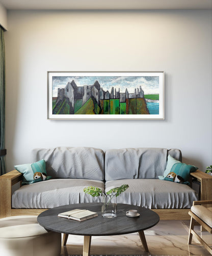 Dunluce Castle Canvas  Art Print