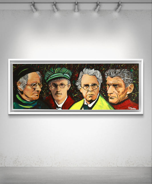 Famous Irish Writers Canvas Art Print