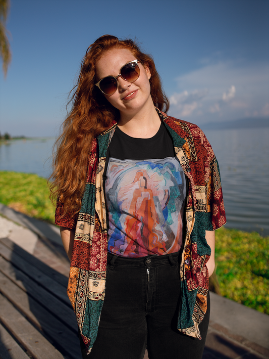 Have Trodden the Winepress Alone by Mainie Jellett – Heavyweight Unisex T-Shirt