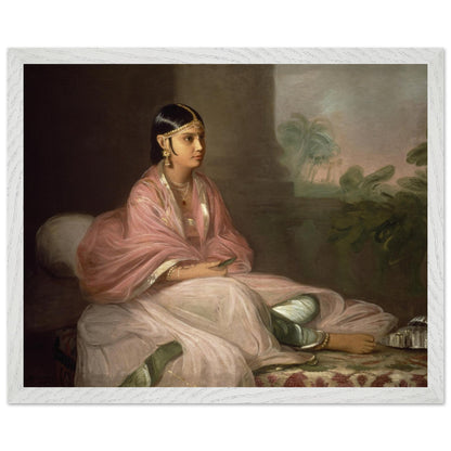 Premium framed giclée print of Thomas Hickey’s 18th century portrait An Indian Lady, ready to hang