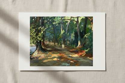 The Path by the River by John Lavery Collector's Print 40x50 cm / 16x20″