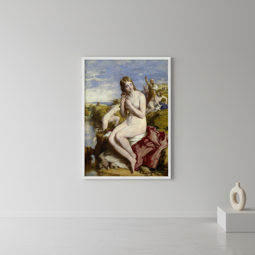 Bathers Surprised by Irish Artist William Mulready Art Print – view 16 | Buy Irish Art