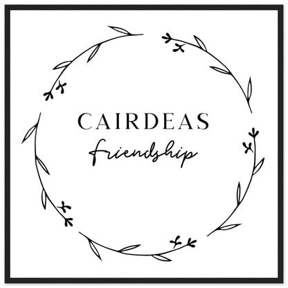 Cairdeas Friendship Irish Prints, Irish Language Gifts, Wall Art, Gaelic Home Decor, Ireland Art, Poster, Print, Seanfhocal Proverbs Friends