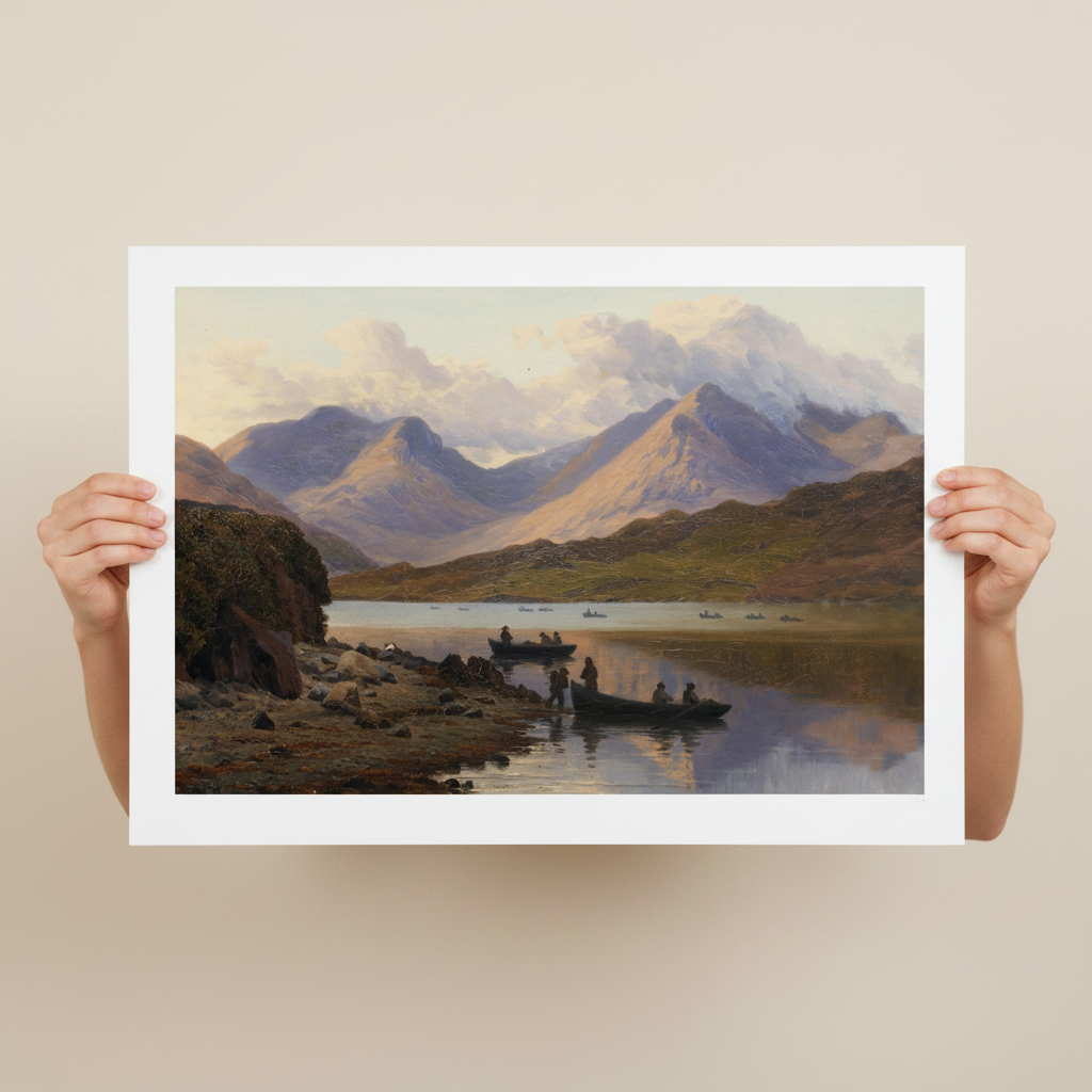 A View of the Killaries – Bartholomew Colles Watkins Print (view 5)