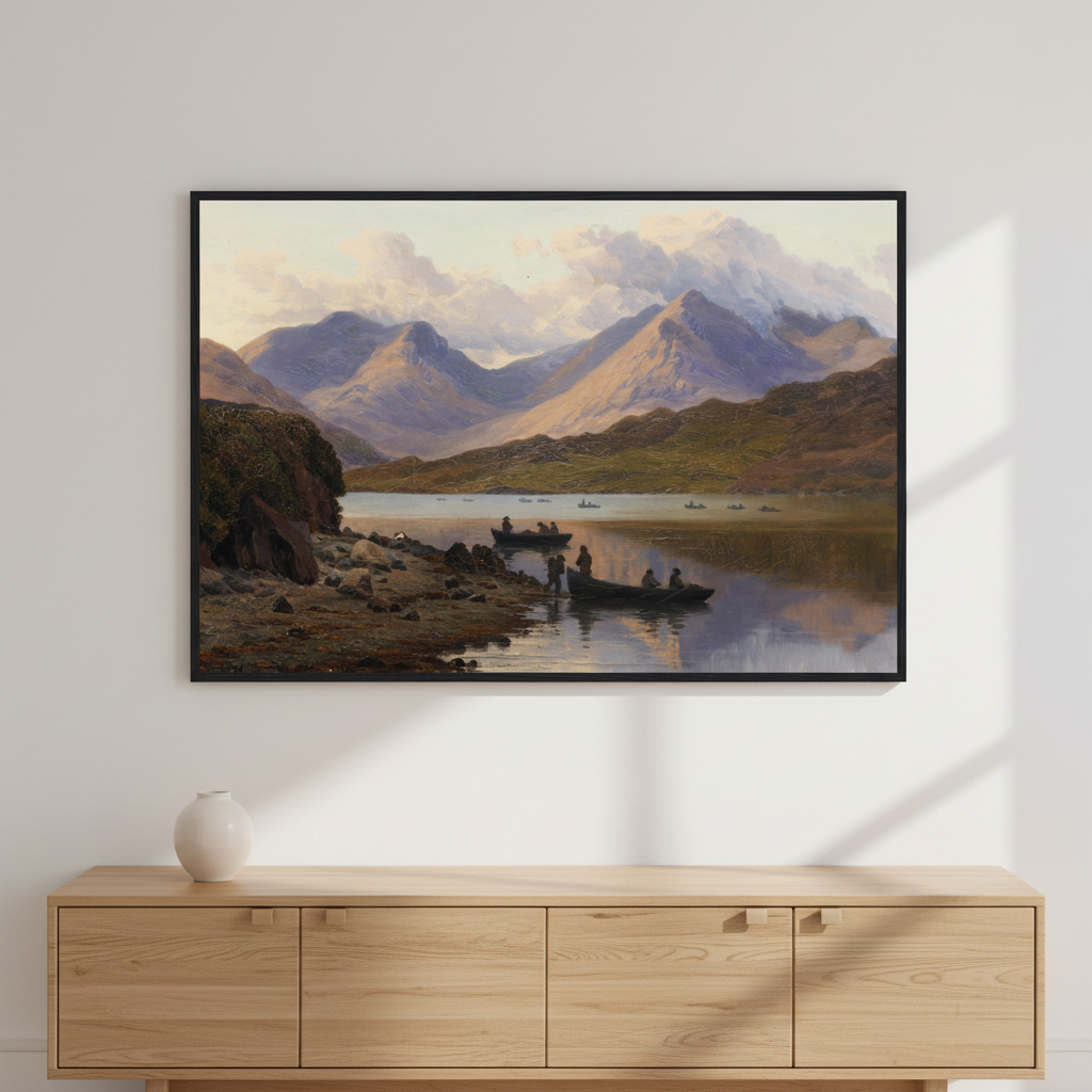 A View of the Killaries – Bartholomew Colles Watkins Print
