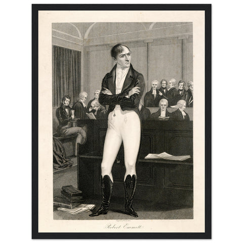 Robert Emmet in Court, 1803