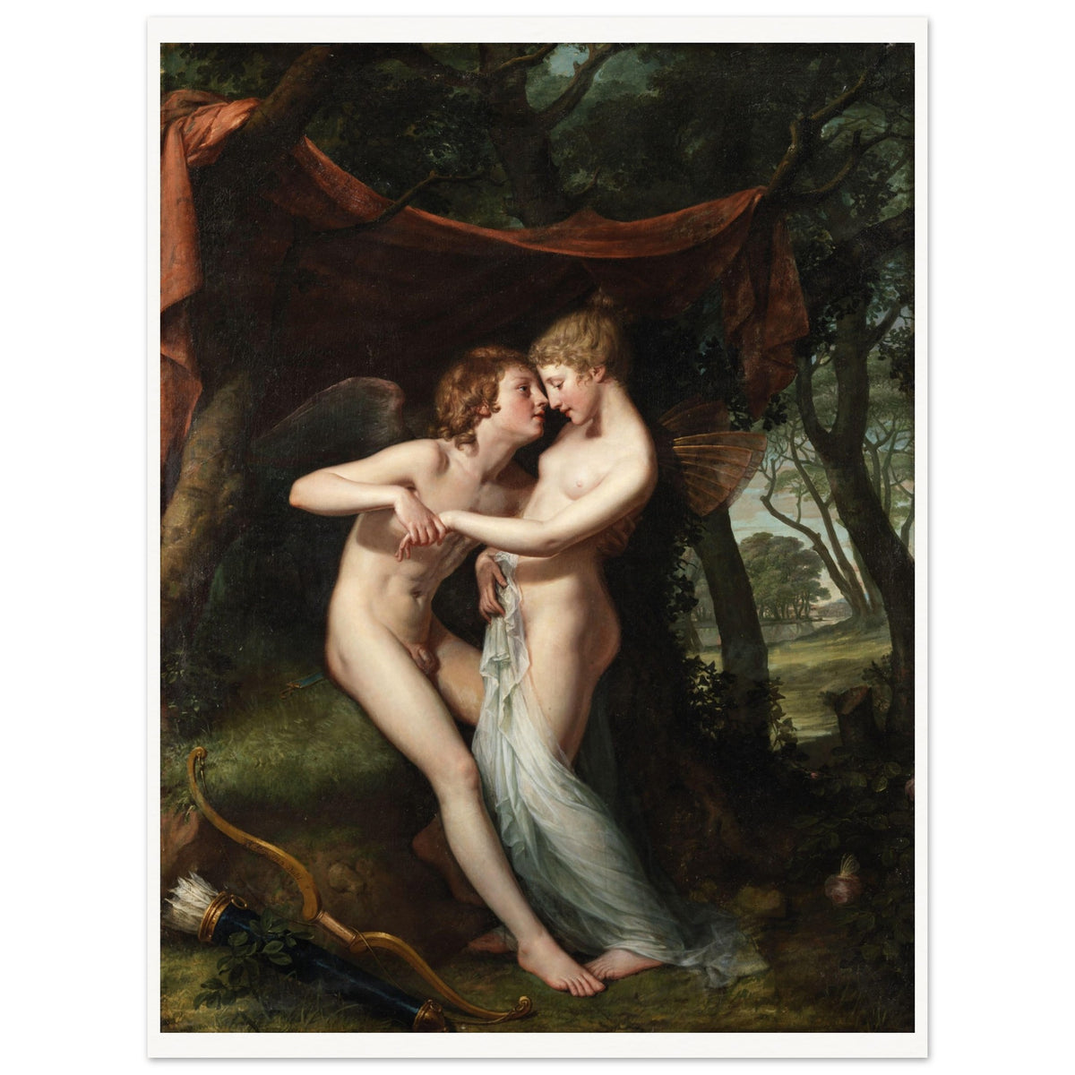 Cupid and Psyche – Hugh Douglas Hamilton Print (view 10)