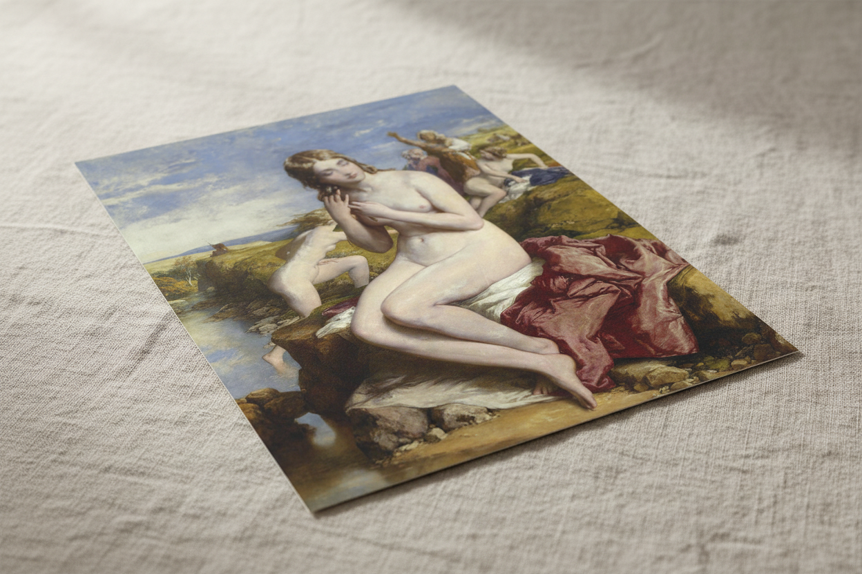 Bathers Surprised by Irish Artist William Mulready Art Print – view 20 | Buy Irish Art