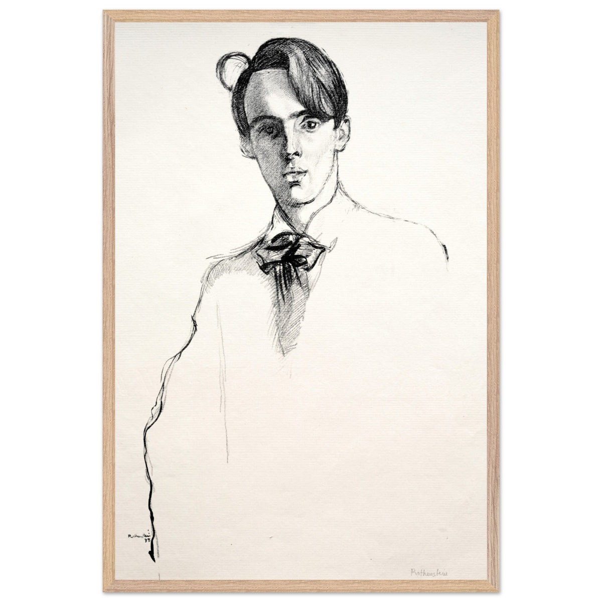 William Butler Yeats by William Rothenstein - Art Print (view 10)