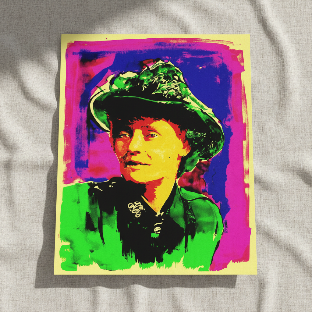 Countess Markievicz Art Print by Ó Maoláin — in a room setting