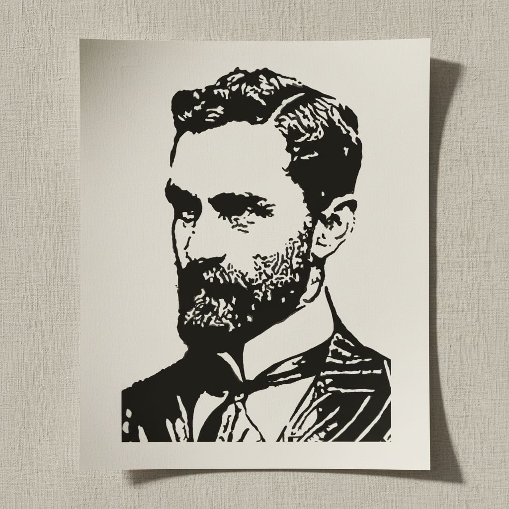 Roger Casement Art Print by Ó Maoláin — in a room setting