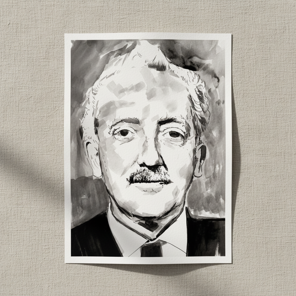 Sean Ó Riada Framed Art Print by Irish Artist — in a room setting
