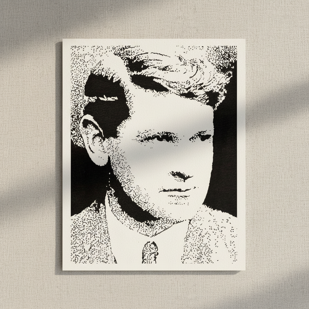 Michael Collins Art Print by Ó Maoláin — in a room setting