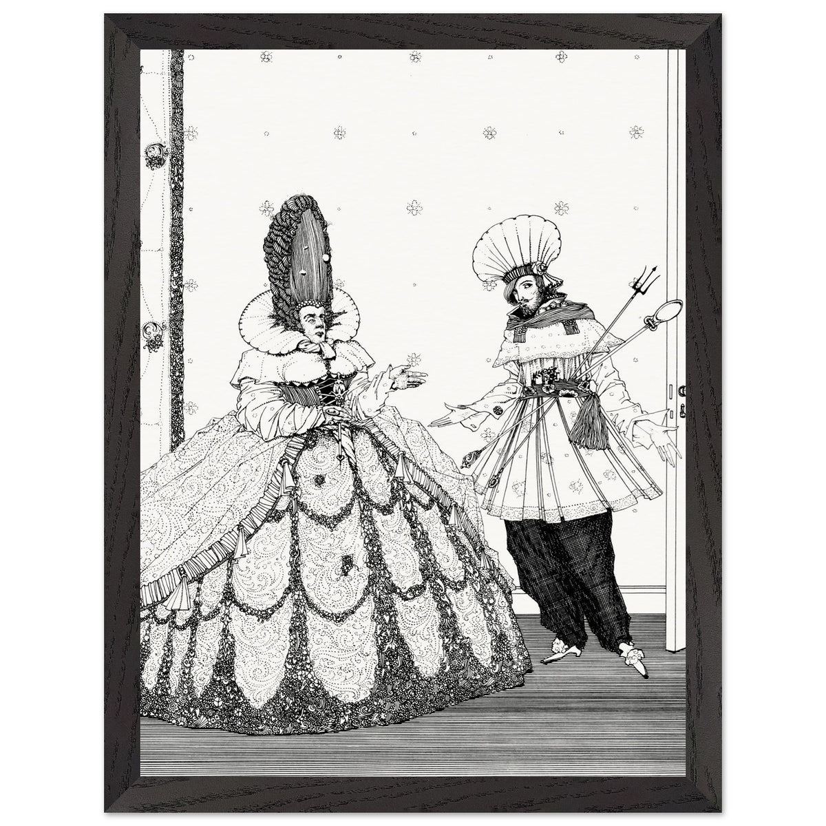 The Sleeping Beauty – Harry Clarke Art Print (view 9)