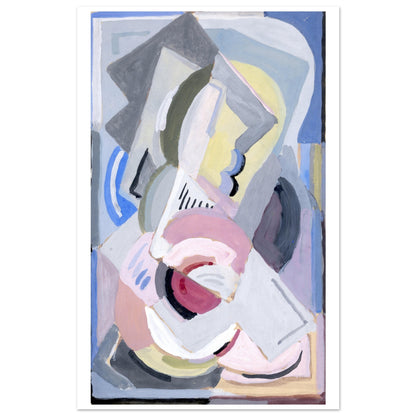 Abstract by Irish Artist Mainie Jellett, Art Print 28x43  cm 11x17″ – Irish wall art print | Buy Irish Art
