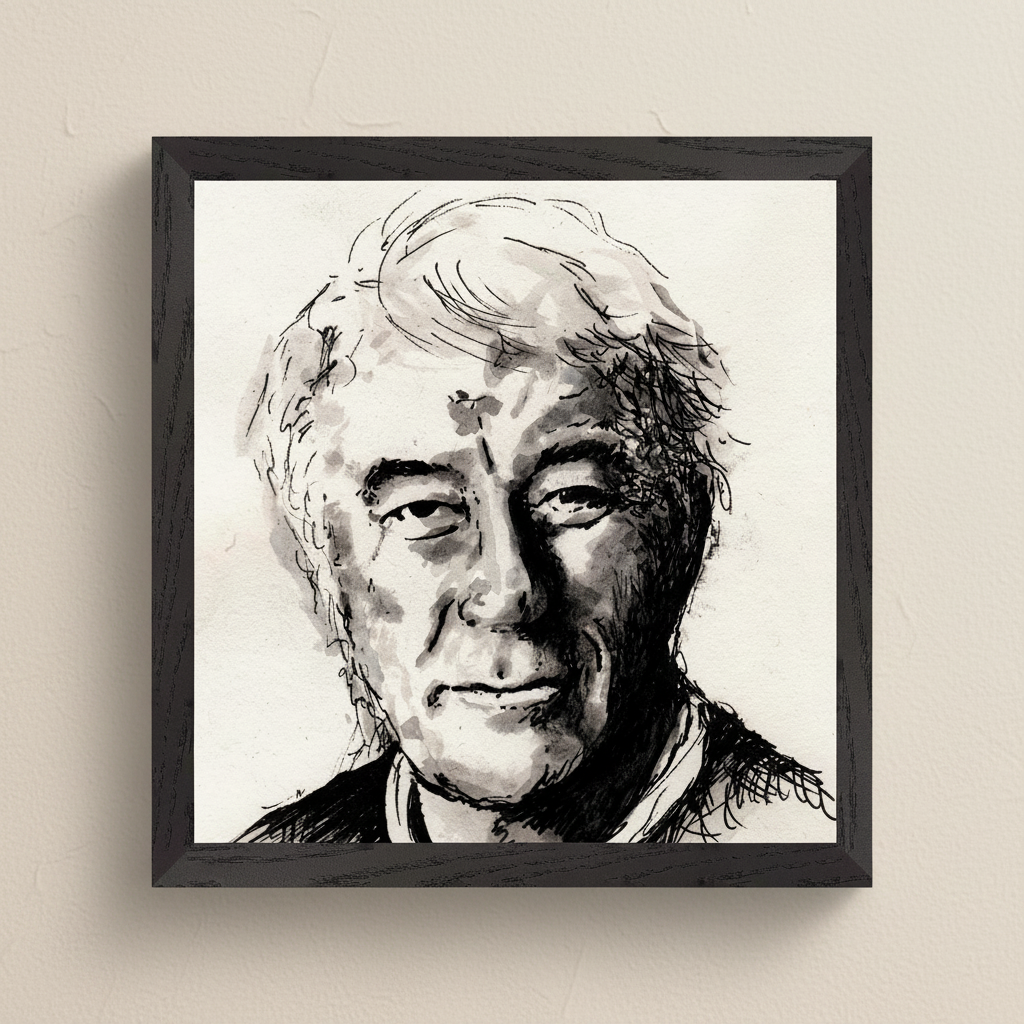 Close-cropped framed print
