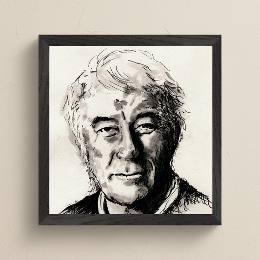 Close-cropped framed print