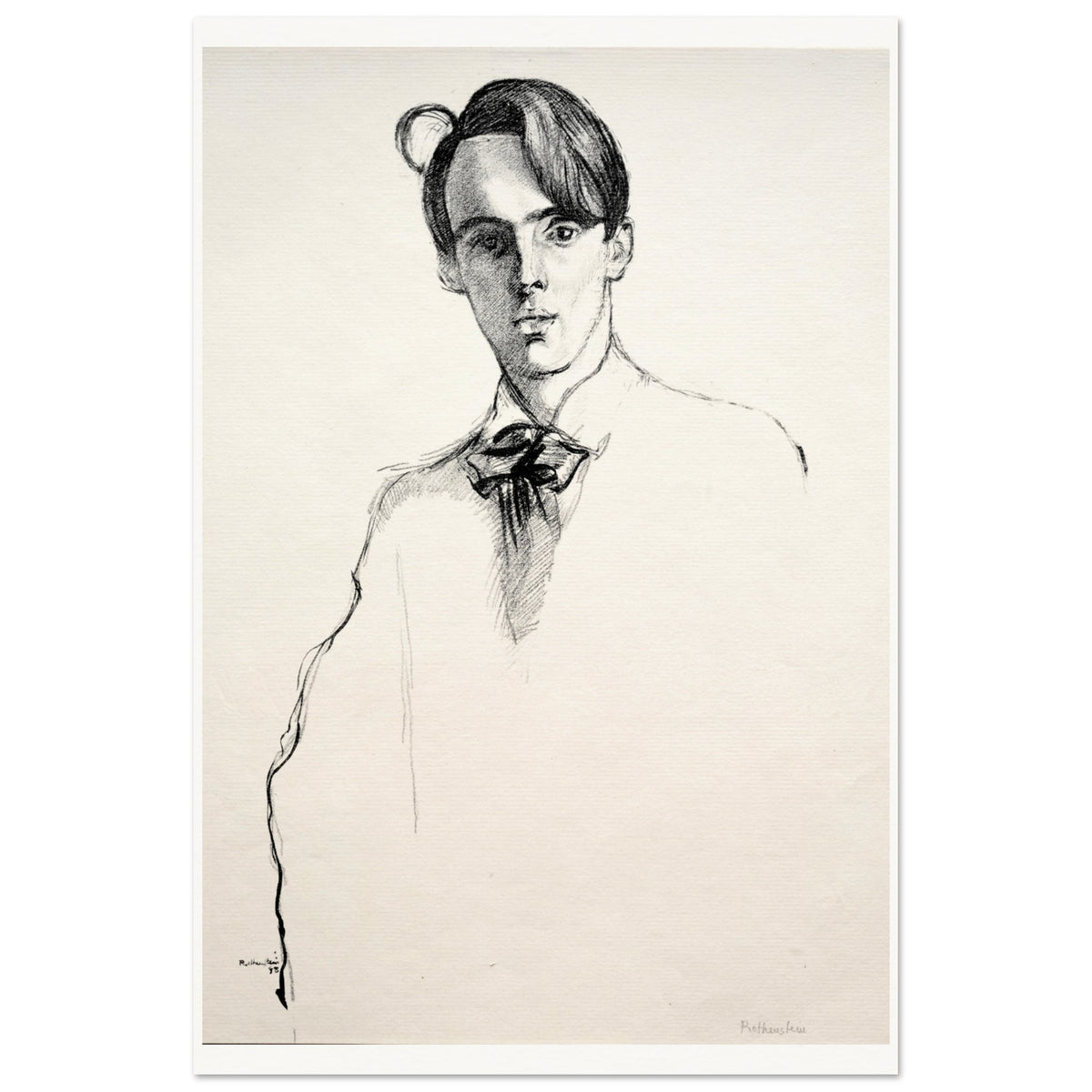 William Butler Yeats by William Rothenstein - Art Print (view 18)