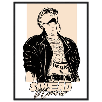 Sinead O'Connor Framed Wall Art Print – room setting display | Buy Irish Art