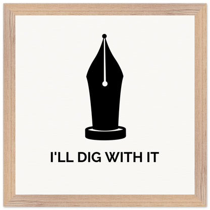 I’ll Dig With It – Seamus Heaney Quote Art Print (view 9)