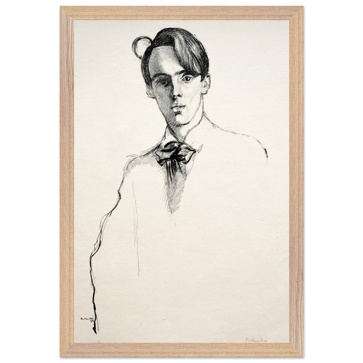 William Butler Yeats by William Rothenstein - Art Print (view 21)