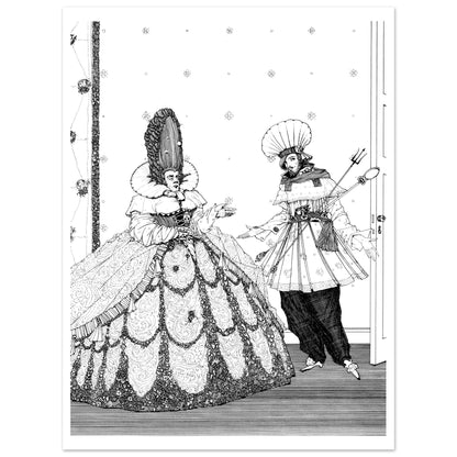 The Sleeping Beauty – Harry Clarke Art Print (view 10)