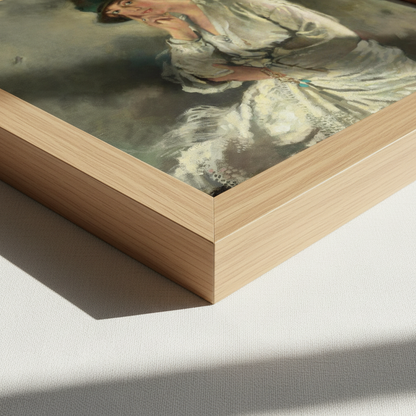 Mrs Charles S. Carstairs – William Orpen Art Print — frame corner detail