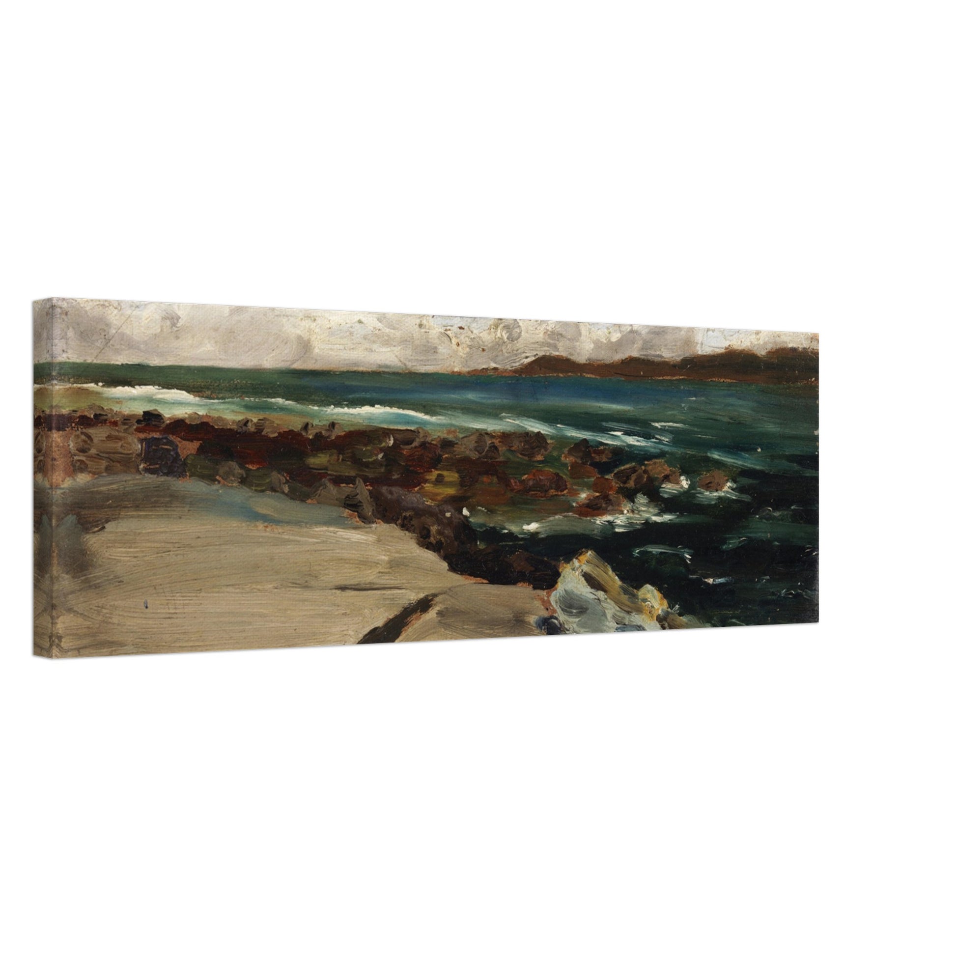 Side view of Harry Clarke gallery wrapped canvas print