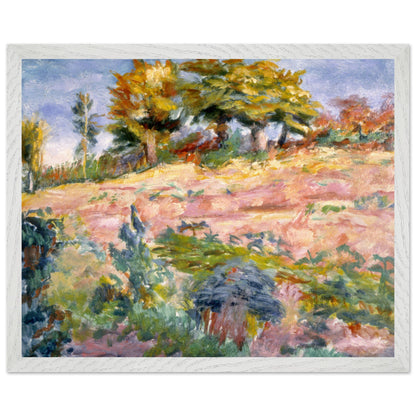 Landscape by Roderic O’Conor 40x50 cm Collector’s Edition in white hardwood frame