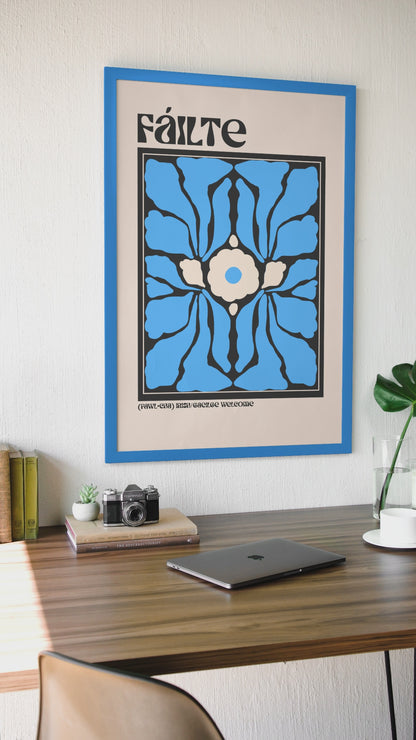 Fáilte - Welcome Irish / Gaeilge Art Print