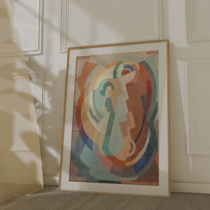 The Virgin and Child by Mainie Jellett – Irish Modernist Art Print