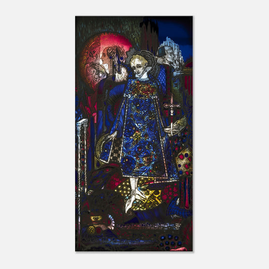 The Song of the Mad Prince" by Harry Clarke 1917 – Gothic Art Nouveau canvas wall art print