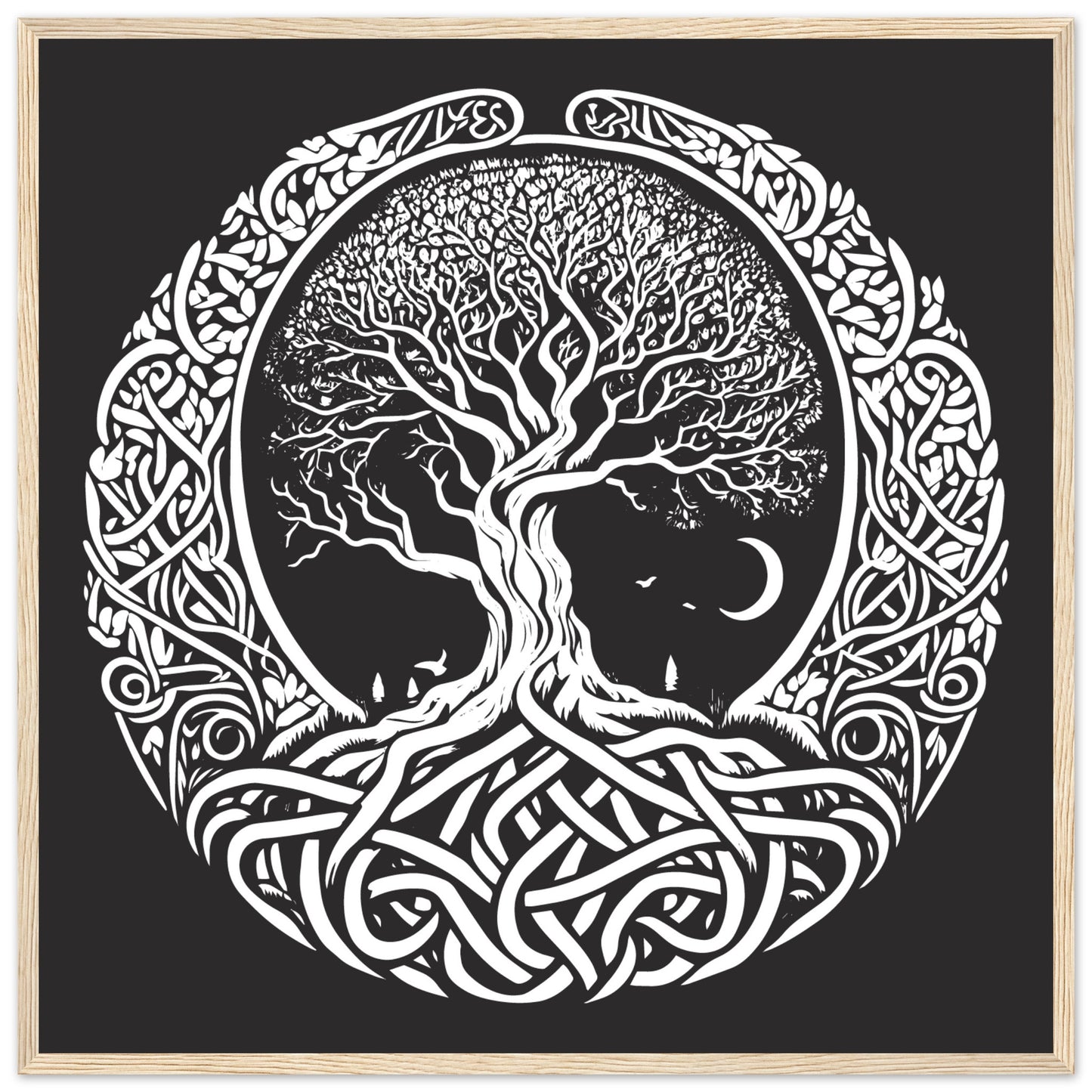 Celtic Tree of Life Print – sacred symbol of strength and harmony