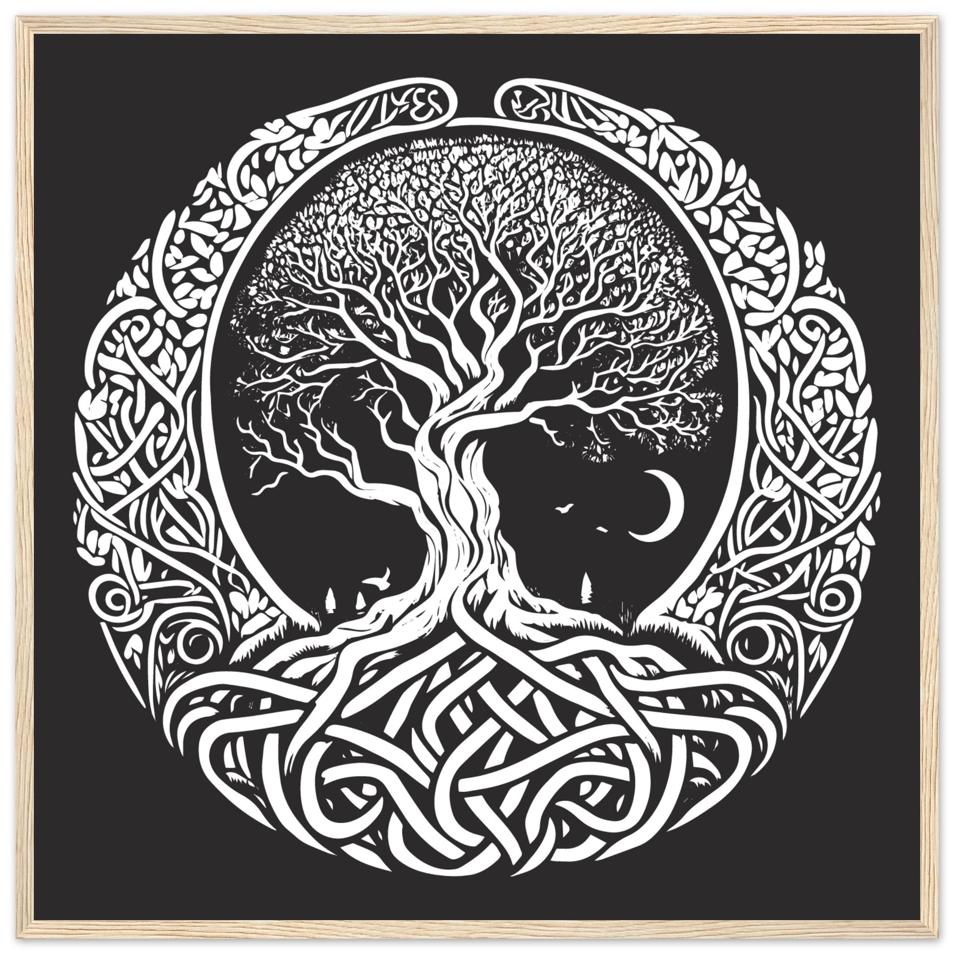 Celtic Tree of Life Print – sacred symbol of strength and harmony